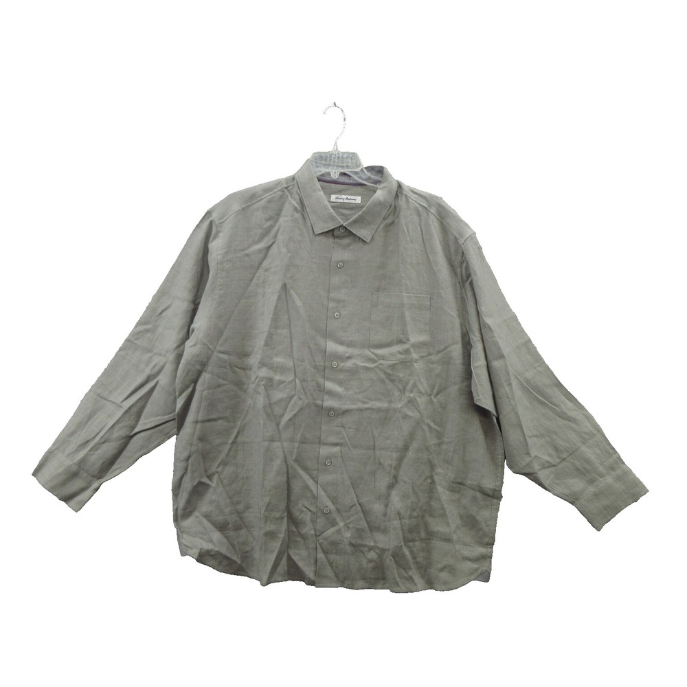 Tommy Bahama Mens Shirt Size 2XL Long Sleeve BT318760 Cost Sera Linen New DEFECT